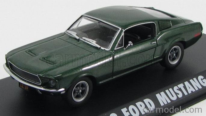 GREENLIGHT 86431 Scale 1/43 | FORD USA MUSTANG GT390 - BULLITT - STEVE ...