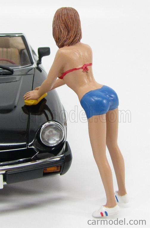  American Diorama Bikini Car Wash Girl - Jenny, White