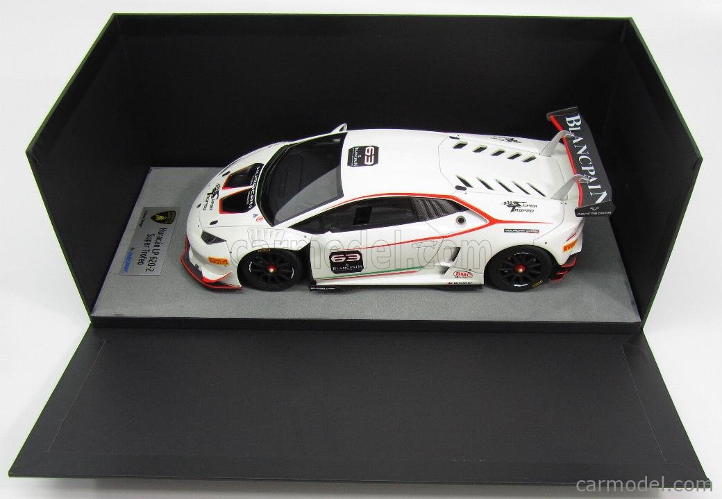 LOOKSMART LS18-02C Scale 1/18 | LAMBORGHINI HURACAN LP620-2 BLANCPAIN N ...