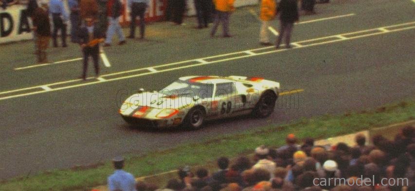 Diecast model cars Ford GT40 1/43 Spark RHD No.8 24h Le Mans 1968