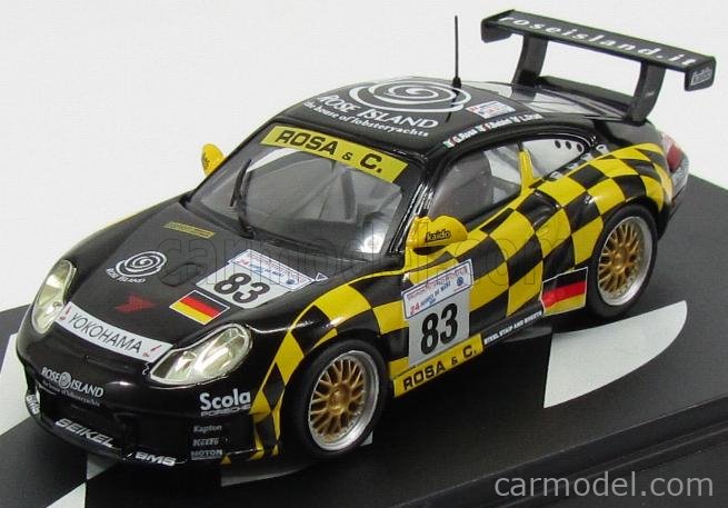 □スパークモデル 1/43 突き刺さら 2004 ポルシェ911 (996) GT3