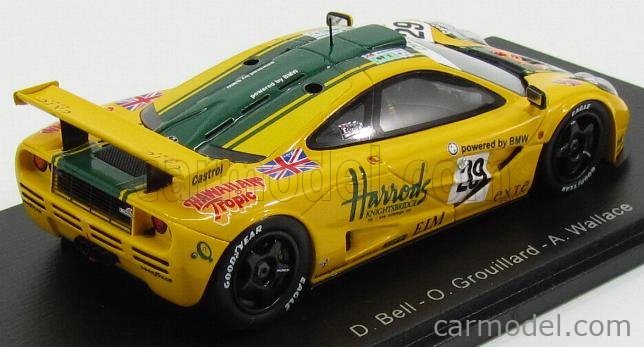 SPARK-MODEL S4404 Scale 1/43 | McLAREN F-1 GTR TEAM HARRODS MACH ONE ...