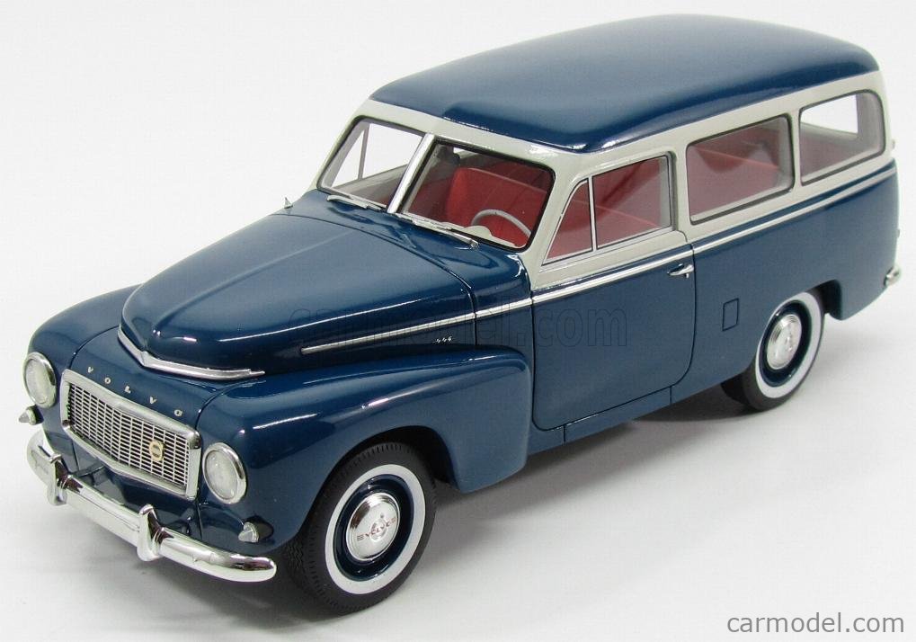 Neo Scale 43640 - Miniature Volvo PV445 Duett bleu/gris 1956 (1:43