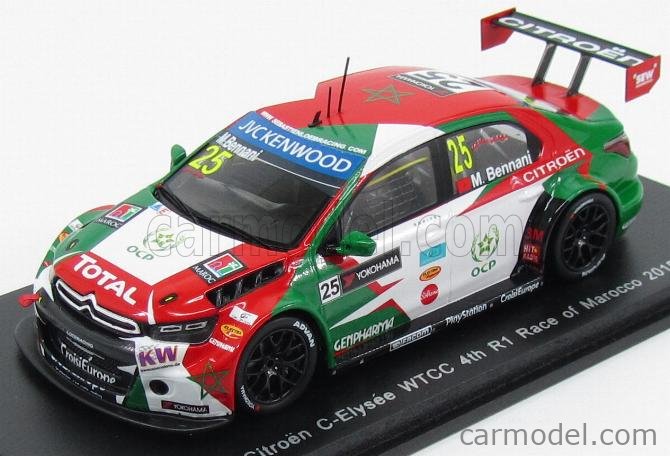 【最新入荷】 SPARK-MODEL S4522 Scale 1/43 | CITROEN C-ELYSEE WTCC N 25 レーシングカー