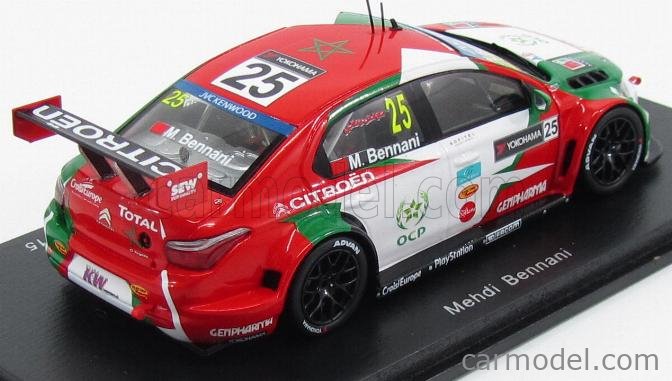 SPARK-MODEL S4522 Scale 1/43 | CITROEN C-ELYSEE WTCC N 25