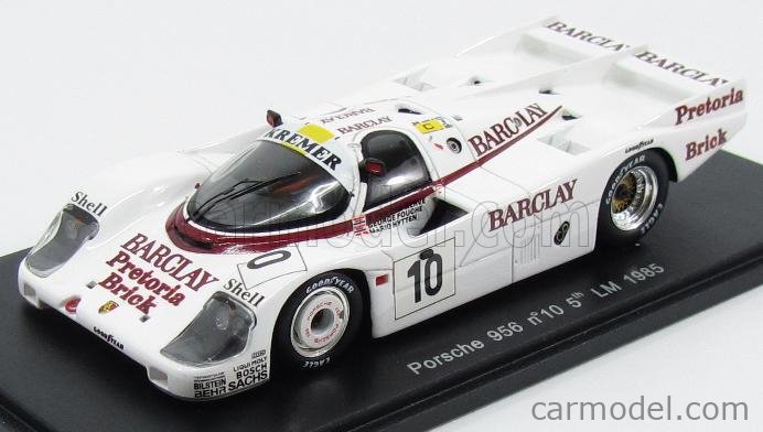 爆売り！ ポルシェ BARCLAY KREMER 1985 LM 5th #10 956 Porsche 1/43 