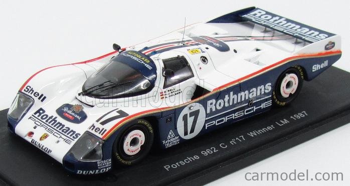 Spark Model S0942 Echelle 143 Porsche 962c Team Rothmans Porsche Ag