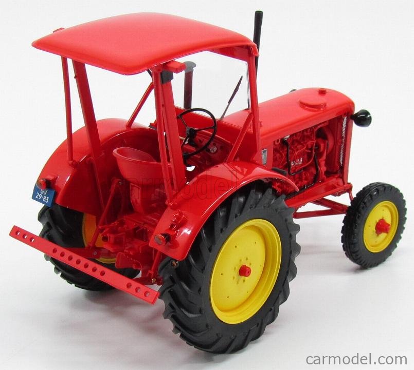 Minichamps 109153071 Hanomag R35 Traktor 1953 rot mit Dach 1:18 NEU in OVP
