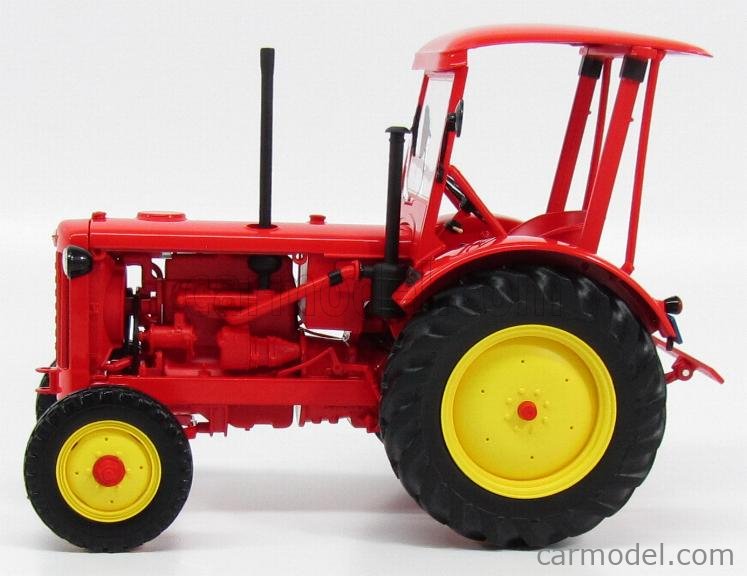 1955 Hanomag R35 Traktor rot mit Dach 1:18 Minichamps 