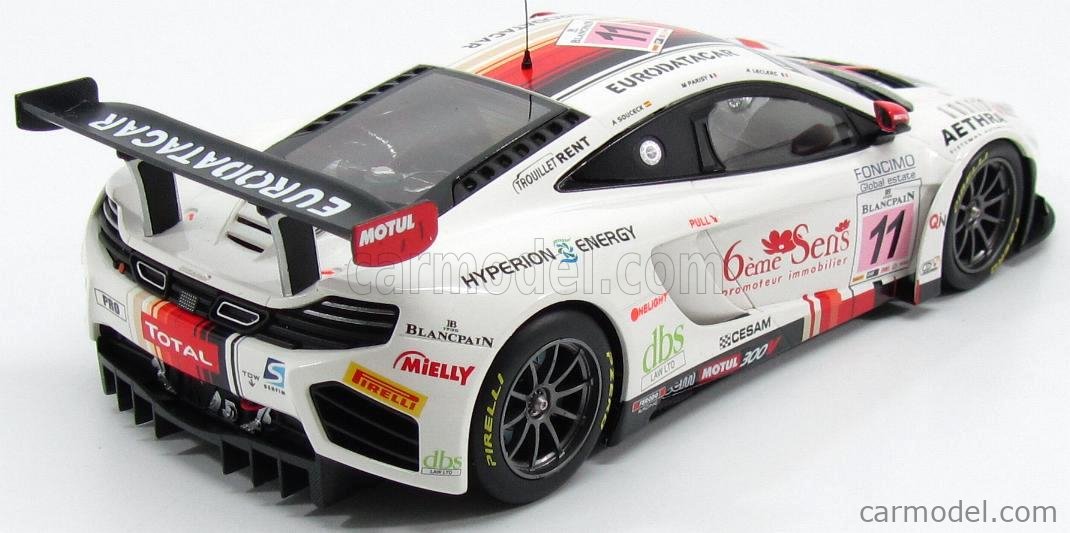 SPARK-MODEL SB062 Scale 1/43 | McLAREN MP4-12C TEAM EURODATACAR N 11 24h SPA 2013 A.LECLERC - M