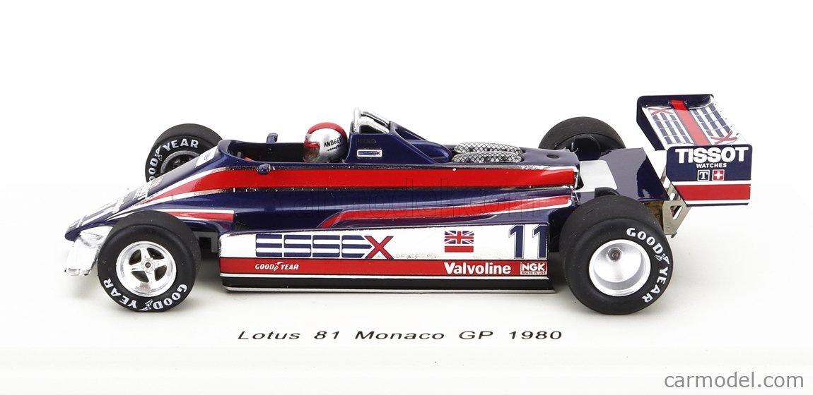SPARK-MODEL S4285 Scale 1/43 | LOTUS F1 81 N 11 MONACO GP
