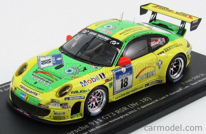 SPARK-MODEL MM997-AC-24h11E Masstab: 1/43 | PORSCHE 911 997-2 GT3 RSR ...