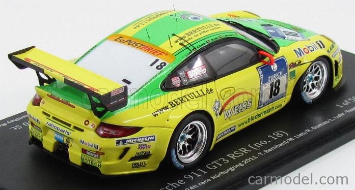 SPARK-MODEL MM997-AC-24h11E Scale 1/43 | PORSCHE 911 997-2