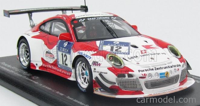 Spark 1/43 Porsche 911 GT3 #12 - 24h Nurburgring 2016 - Manthey Racing - Occasion