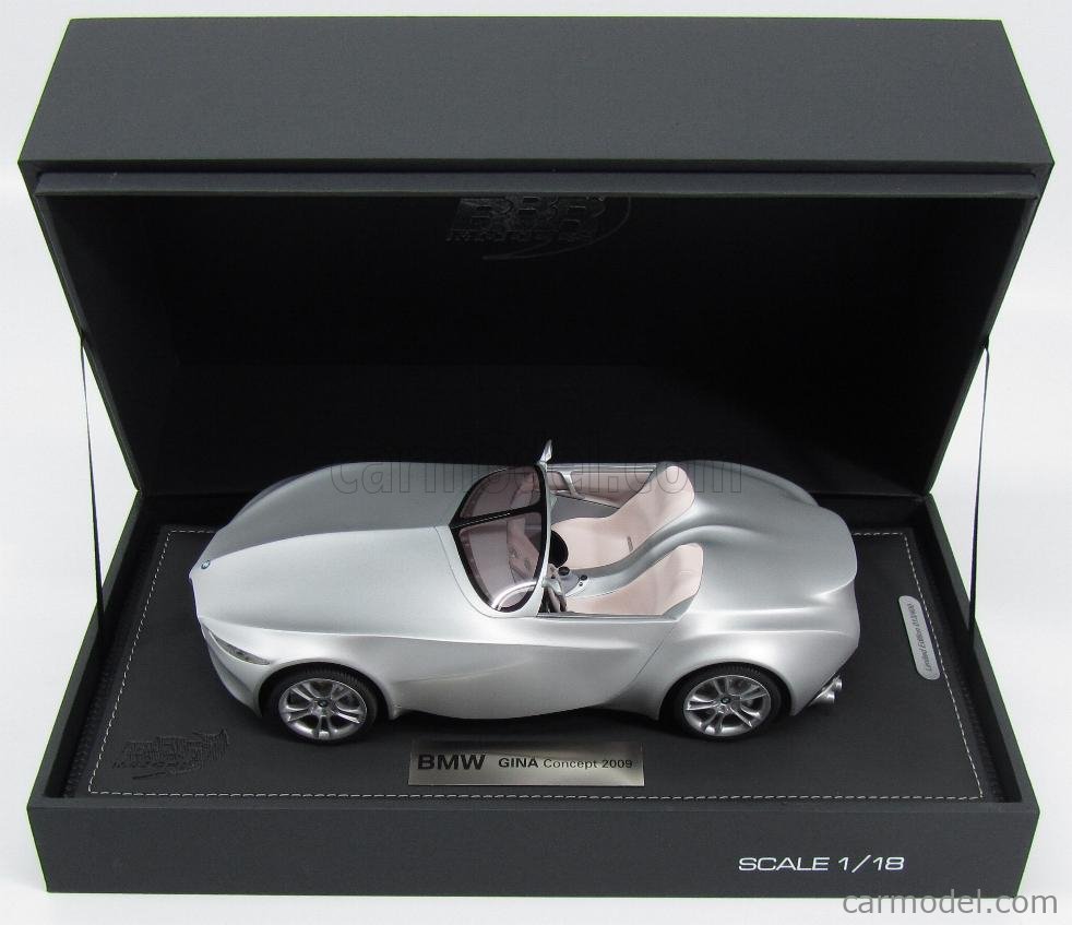 BBR-MODELS P1883 Scale 1/18 | BMW GINA SPIDER CONCEPT 2009 MATT SILVER