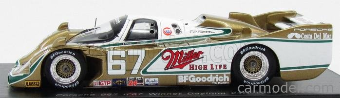 Porsche 962 67 24 Heures de Daytona 1989 Spark S43DA89 - Miniatures