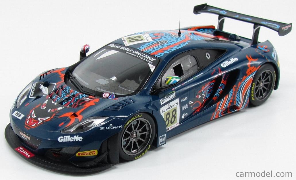 True Scale 1:43 McLaren MP4-12C GT3 #88 24h Spa Barff, Goodwin, Parente, Wills TSM134332 modèle