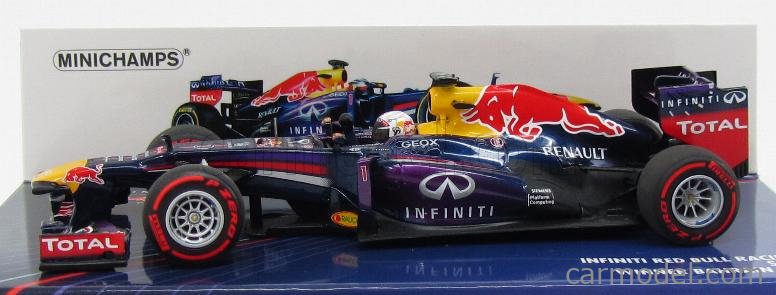 RED BULL - F1 RB9 TEAM INFINITI RED BULL N 1 WINNER BAHRAIN GP 2013  SEBASTIAN VETTEL WORLD CHAMPION