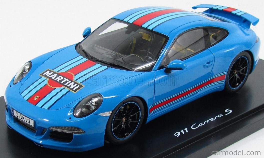 PORSCHE - 911 991 CARRERA S COUPE MARTINI 2013 - CON VETRINA - WITH SHOWCASE