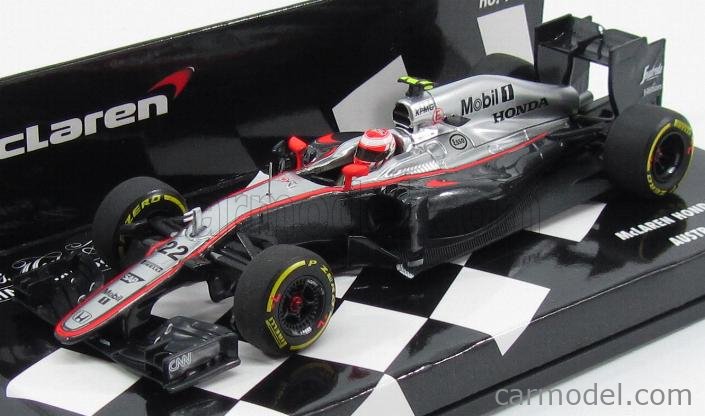 Minichamps Scale 1 43 Mclaren F1 Mp4 30 Honda N 22 Australian Gp 15 J Button Silver Grey Red