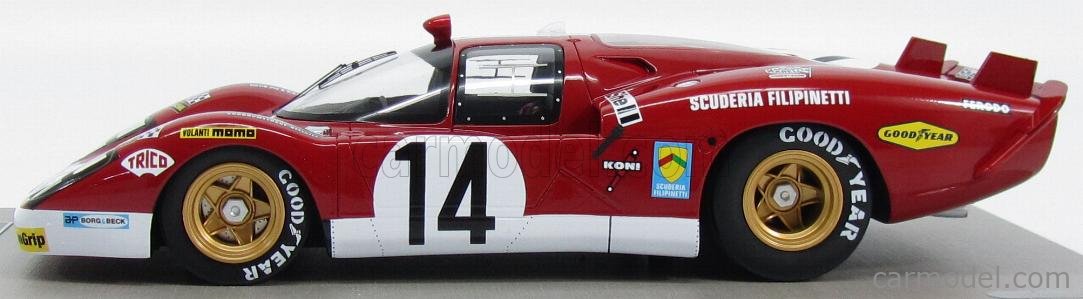 TECNOMODEL TM18-04G Scale 1/18 | FERRARI 512S FILIPINETTI N 14 24h LE ...