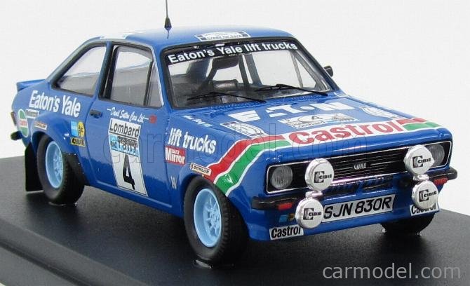 TROFEU TR1015 Scale 1/43 | FORD ENGLAND ESCORT MKII RS1800 N 4 WINNER ...