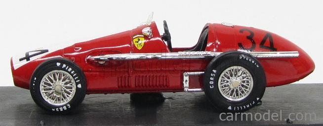 Brumm 1:43 Brumm Ferrari 500F2 GP Germania Nurburgring 1953 Kurt Adolf #34 R167 Miniat 