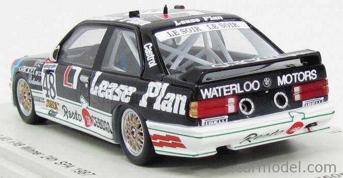 BMW - 3-SERIES M3 (E30) LEASE PLAN N 48 WINNER 24h SPA 1987 E.VAN DE POELE  - J.M.MARTIN - D.THEYS