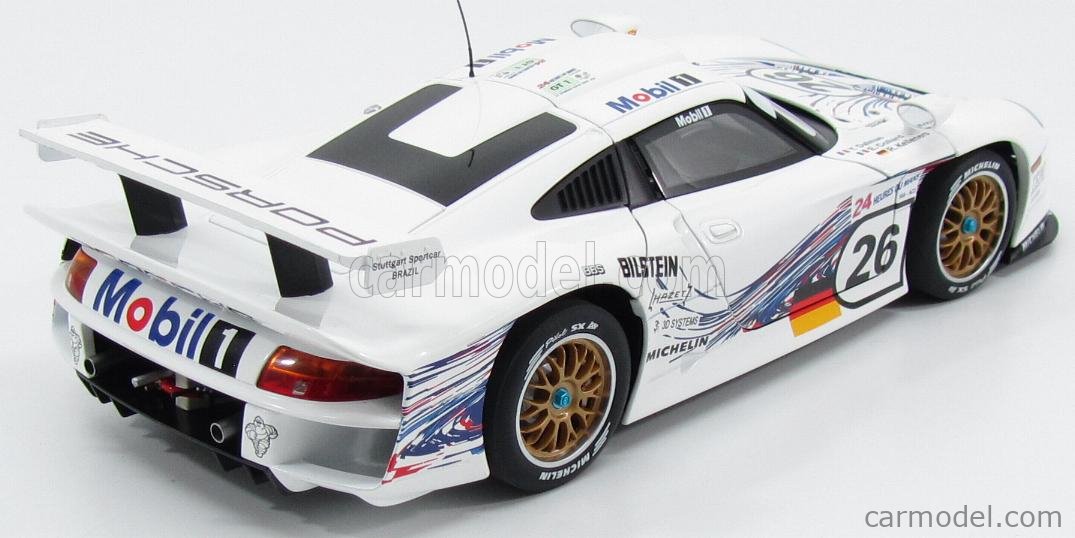 早く買お1円～ オートアート 1/18 ポルシェ 911 GT1 1997 LE MANS / ミニカー レーシングカー