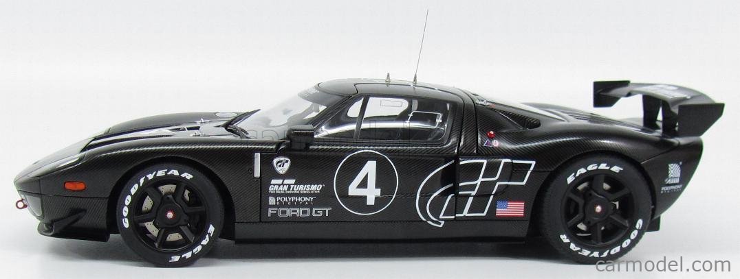 Diecast model cars Ford GT 1/18 Autoart lm spec race car # 4 