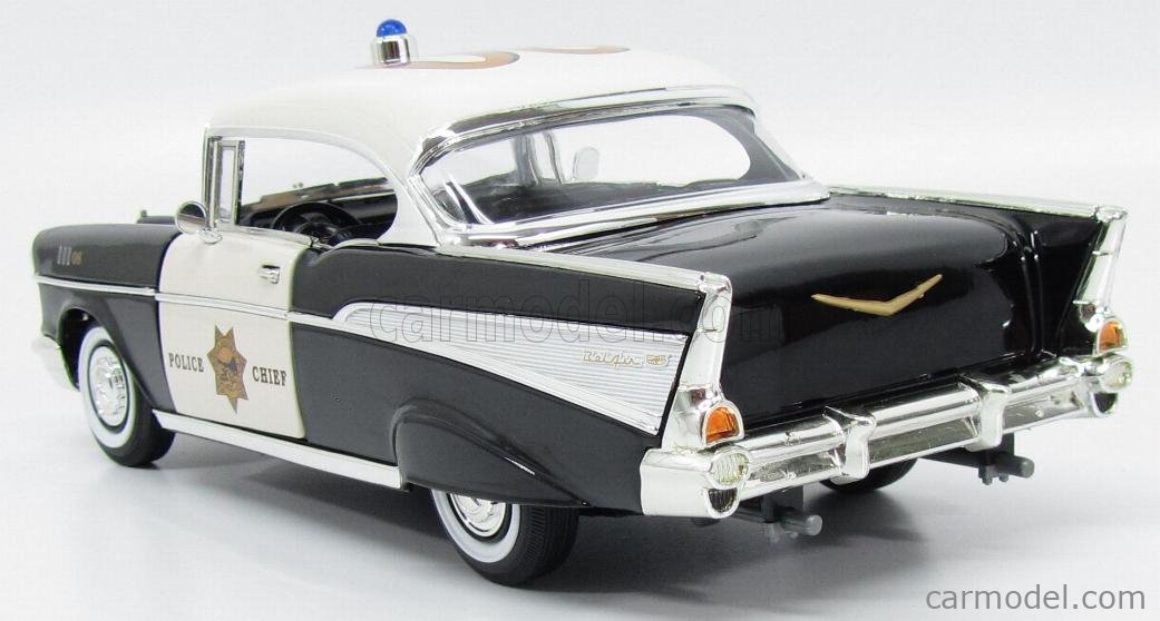 LUCKY-DIECAST LDC92107POL Scale 1/18 | CHEVROLET CHEVY BEL AIR POLICE ...