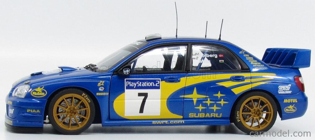 ミニカー AUTOart 1/18 SUBARU IMPREZA WRC'99 1:18 1999 Monte Carlo Rally -- #35 Subaru Impreza WRC