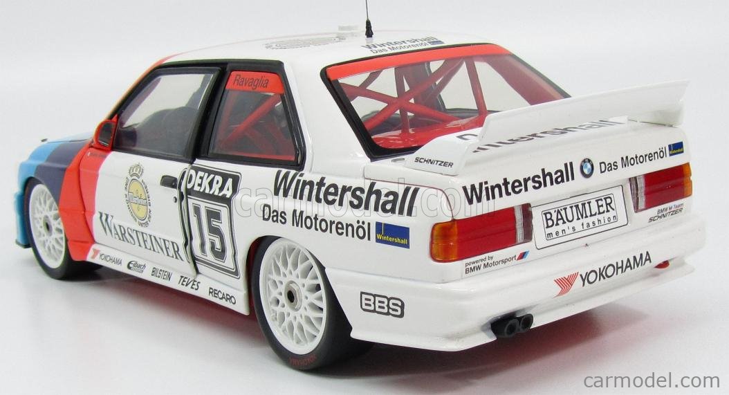 ミニカー MINICHAMPS BMW M3 Schnitzer Ravaglia1/43 Minichamps 1:43 R. Ravaglia BMW M3 #1 DTM 1990 Team