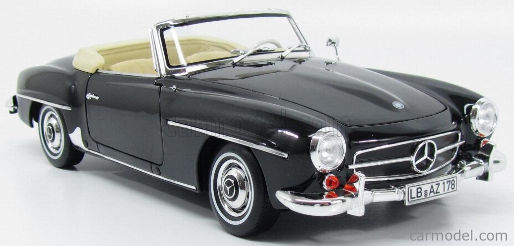 NOREV 183538 Scale 1/18 | MERCEDES BENZ SL-CLASS 190SL SPIDER 1957 BLACK