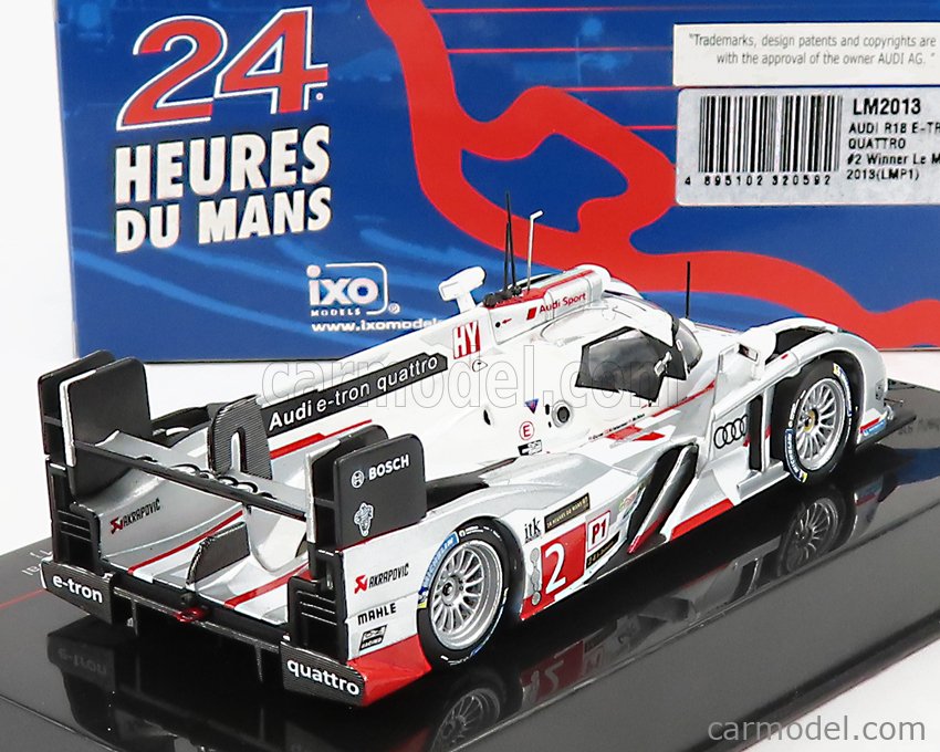 AUDI - R18 E-TRON QUATTRO HYBRID DIESEL TEAM AUDI SPORT JOEST N 2 WINNER  24h LE MANS 2013 A.McNISH - T.KRISTENSEN - L.DUVAL