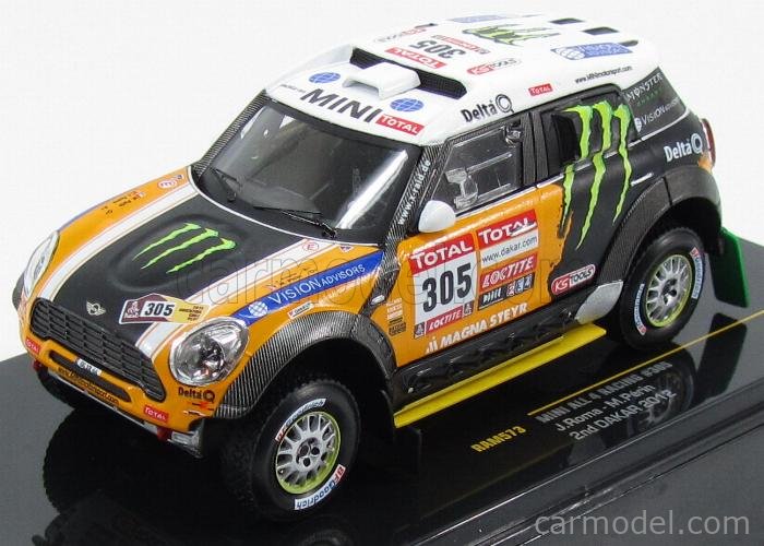 TSM 2012 MINI COUNTRYMAN ALL4 RACING #305 DAKAR RALLY 2ND PLACE MONSTE TSM144343