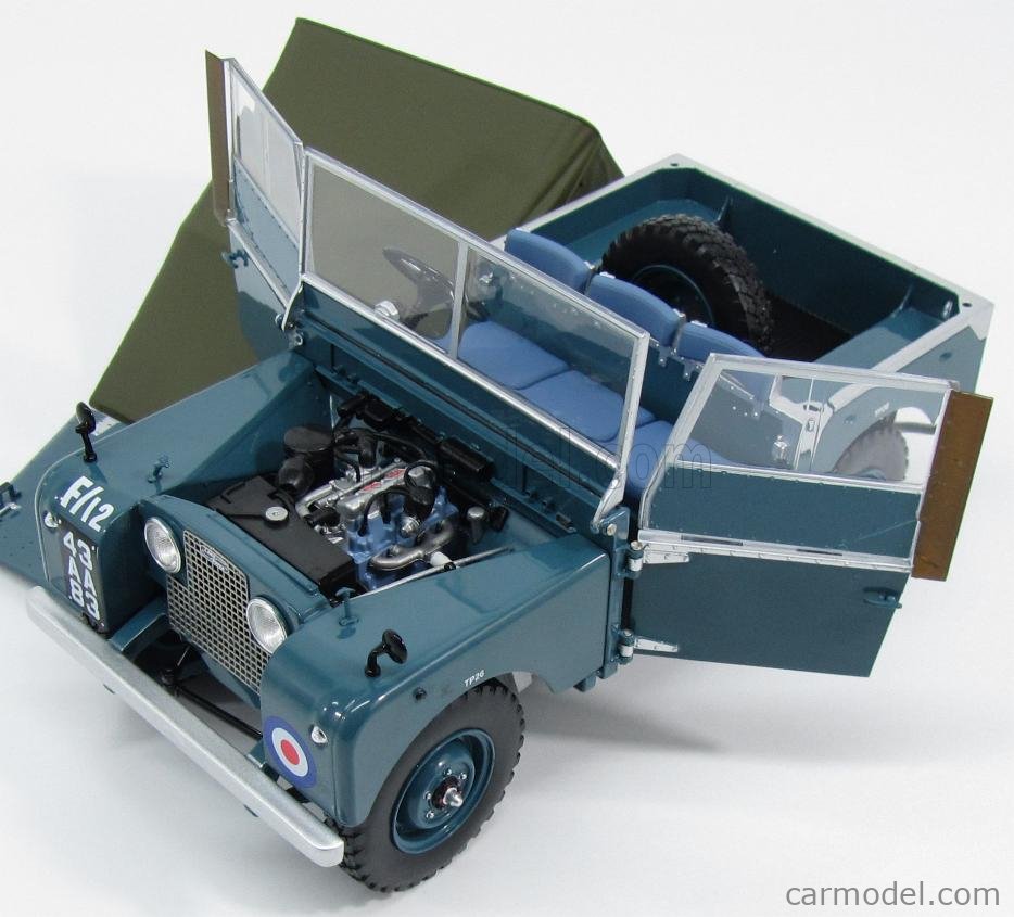 1/18 ミニチャンプス LAND ROVER-1948 1/18 Minichamps 1948 Land Rover (Grey) Diecast Car Model