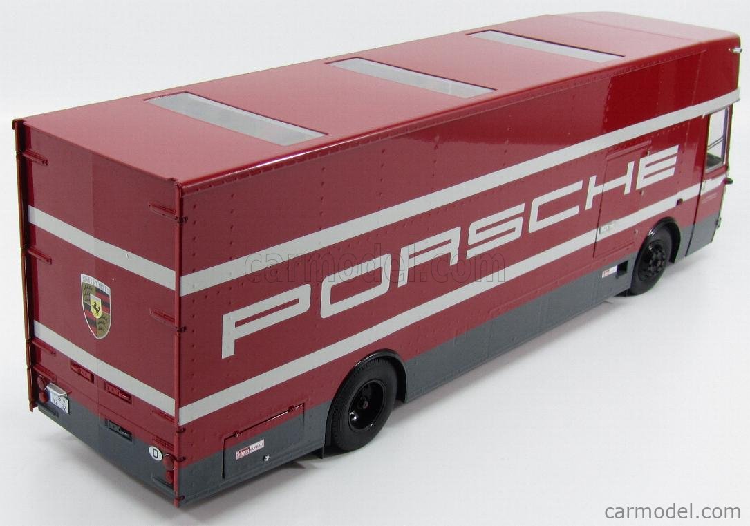 SCHUCO 00323 Scale 1/18 | MERCEDES BENZ O317 TRUCK CAR TRANSPORTER