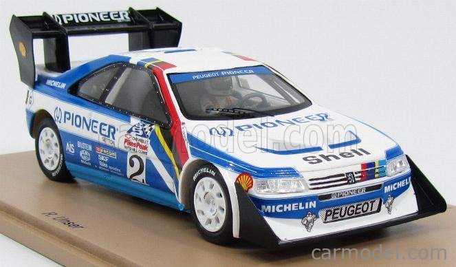 Spark Model 43pp89 Scale 143 Peugeot 405 Turbo 16 N 2 Winner Rally Pikes Peak 1989 Runser 7994