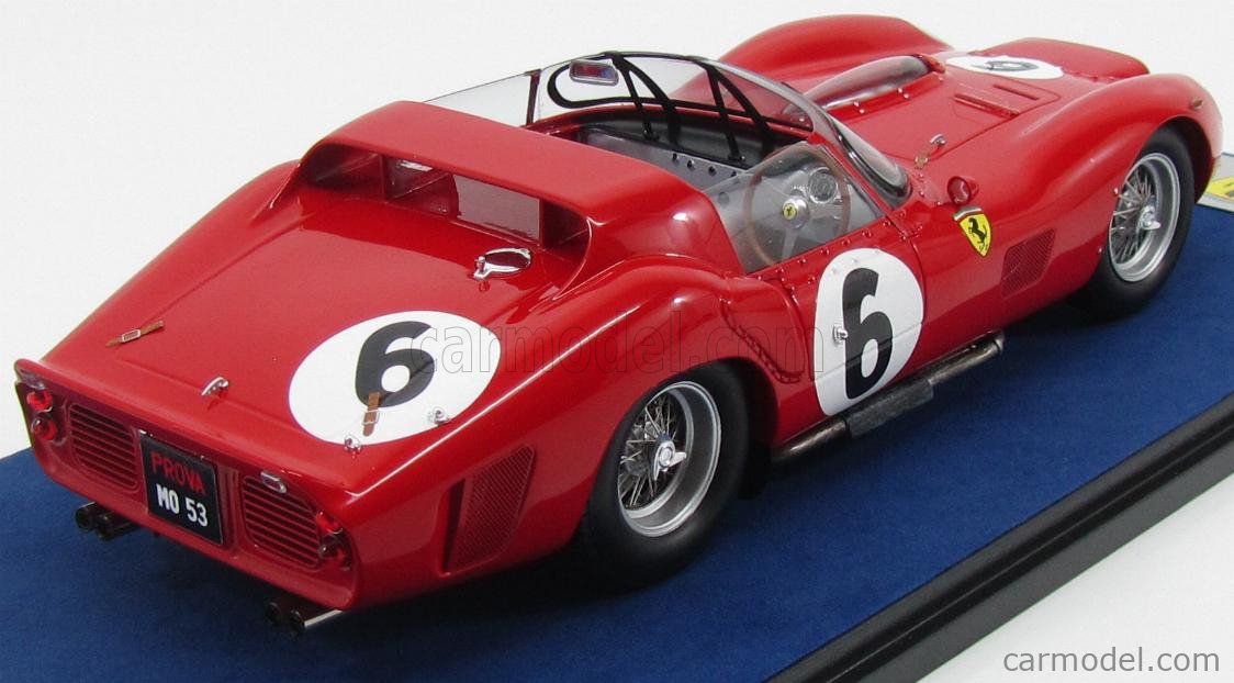 FERRARI - 330 TRI LM SPIDER 4.0L V12 TEAM SPA FERRARI SEFAC N 6 WINNER 24h  LE MANS 1962 O.GENDEBIEN - P.HILL