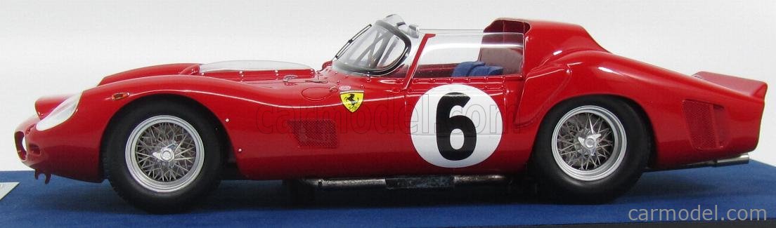 FERRARI - 330 TRI LM SPIDER 4.0L V12 TEAM SPA FERRARI SEFAC N 6 WINNER 24h  LE MANS 1962 O.GENDEBIEN - P.HILL