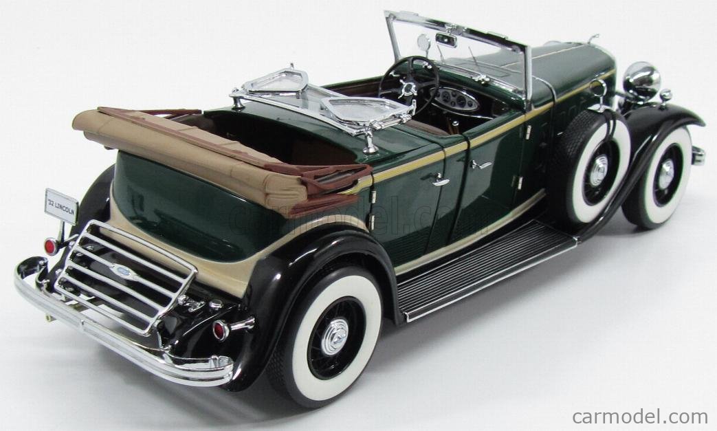 SUN-STAR 06165 Scale 1/18 | LINCOLN KB SPIDER OPEN 1932 GREEN