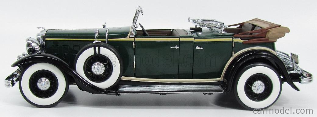 SUN-STAR 06165 Scale 1/18 | LINCOLN KB SPIDER OPEN 1932 GREEN