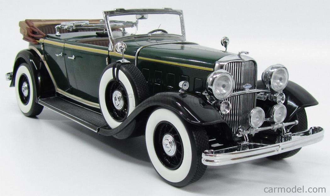 SUN-STAR 06165 Scale 1/18 | LINCOLN KB SPIDER OPEN 1932 GREEN