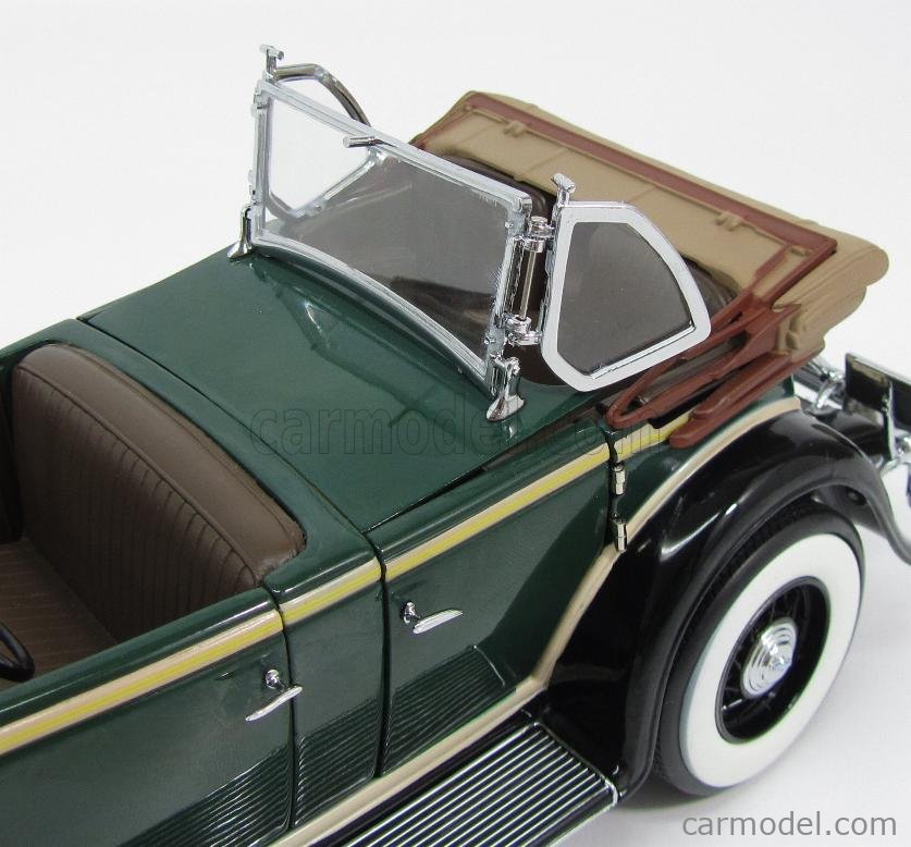 SUN-STAR 06165 Scale 1/18 | LINCOLN KB SPIDER OPEN 1932 GREEN