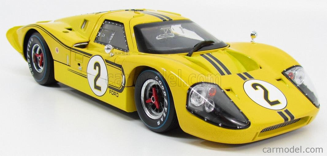 Miniature Spark 1/18 Résine – Ford GT40 MKIV – 4e Le Mans 1967 – B. McLaren (18S681)