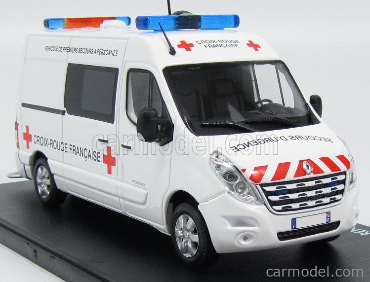 Véhicule Croix Rouge Française NOREV 1/43éme Renault Mascott Croix