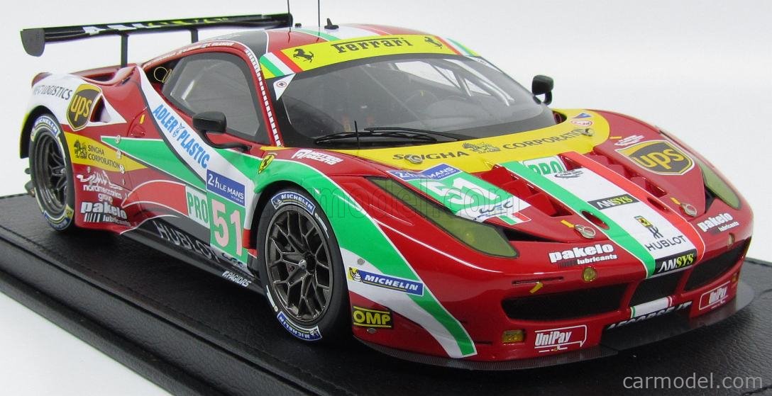 BBR-MODELS P18101 Scale 1/18 | FERRARI 458 ITALIA GT2 4.5L V8 TEAM