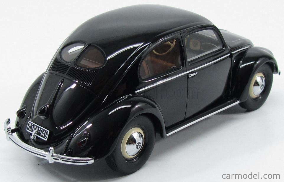 Volkswagen Coccinelle 1949 Noire Et Bordeaux - Minichamps 1/18 - Réf 107054230