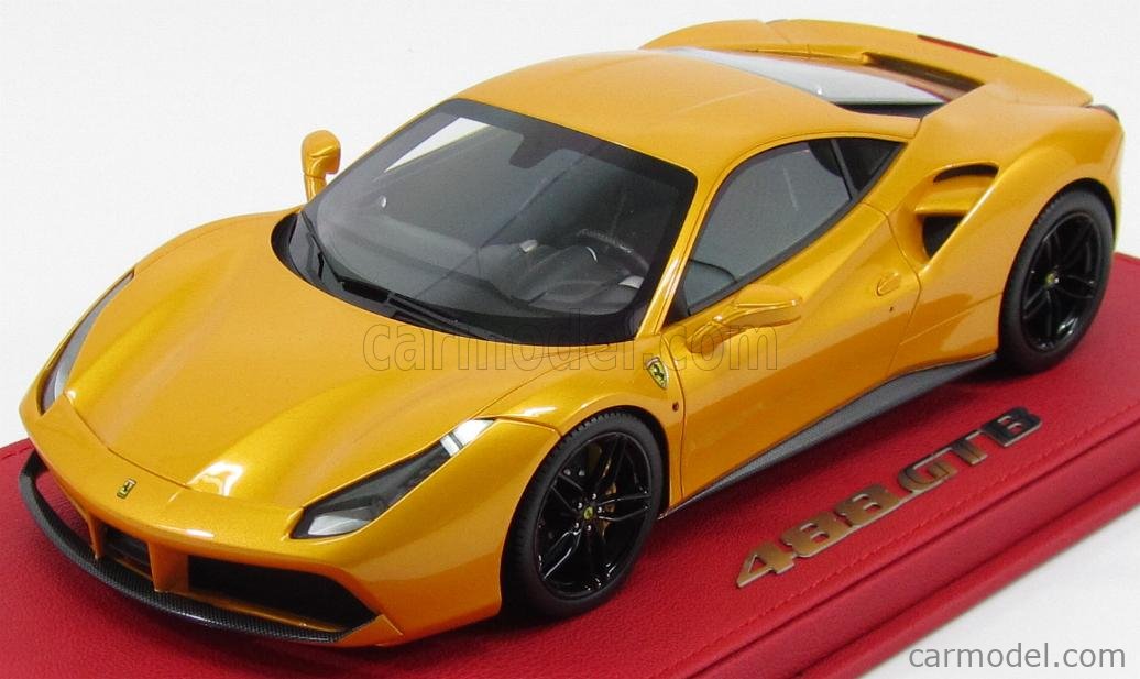 BBR 1/18 フェラーリ 488 GTB Metallic Rosso Corsa 322